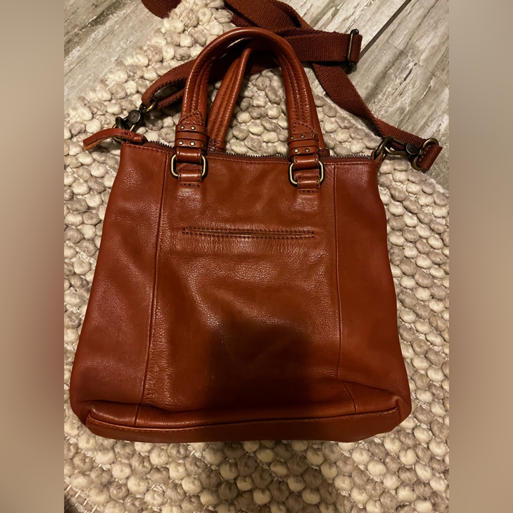 Tan The Sak crossbody purse genuine leather - Picture 6 of 9